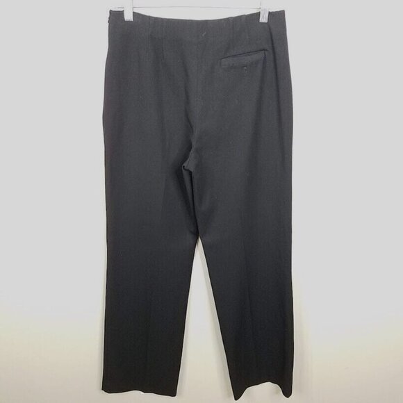 Chicos Womens Black Dress Pants Size 8 Polyester Rayon Spandex Blend Machine Was - Picture 3 of 6